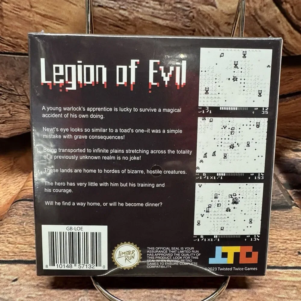 Legion of Evil Game Boy Game Limited Run Games Twisted Twice New Factory Sealed